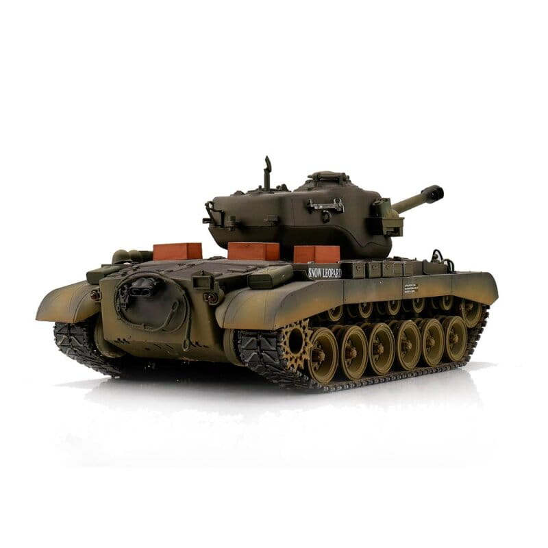 Torro M26 Pershing Snow Leopard RC Panzer 1_16 Gruen BB Metallketten RTR