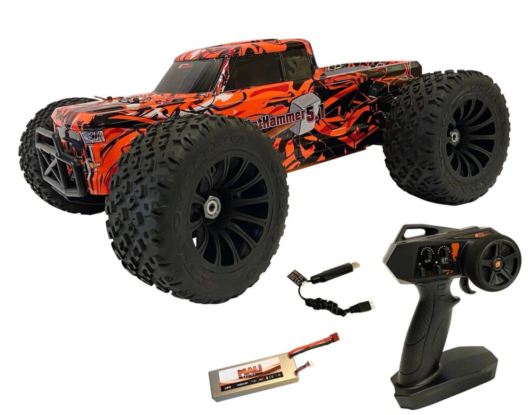 DF Models HotHammer 5.1 Competition RC Monstertruck DF Models HotHammer 5.1 RC Monstertruck 1_10 RTR Brushless