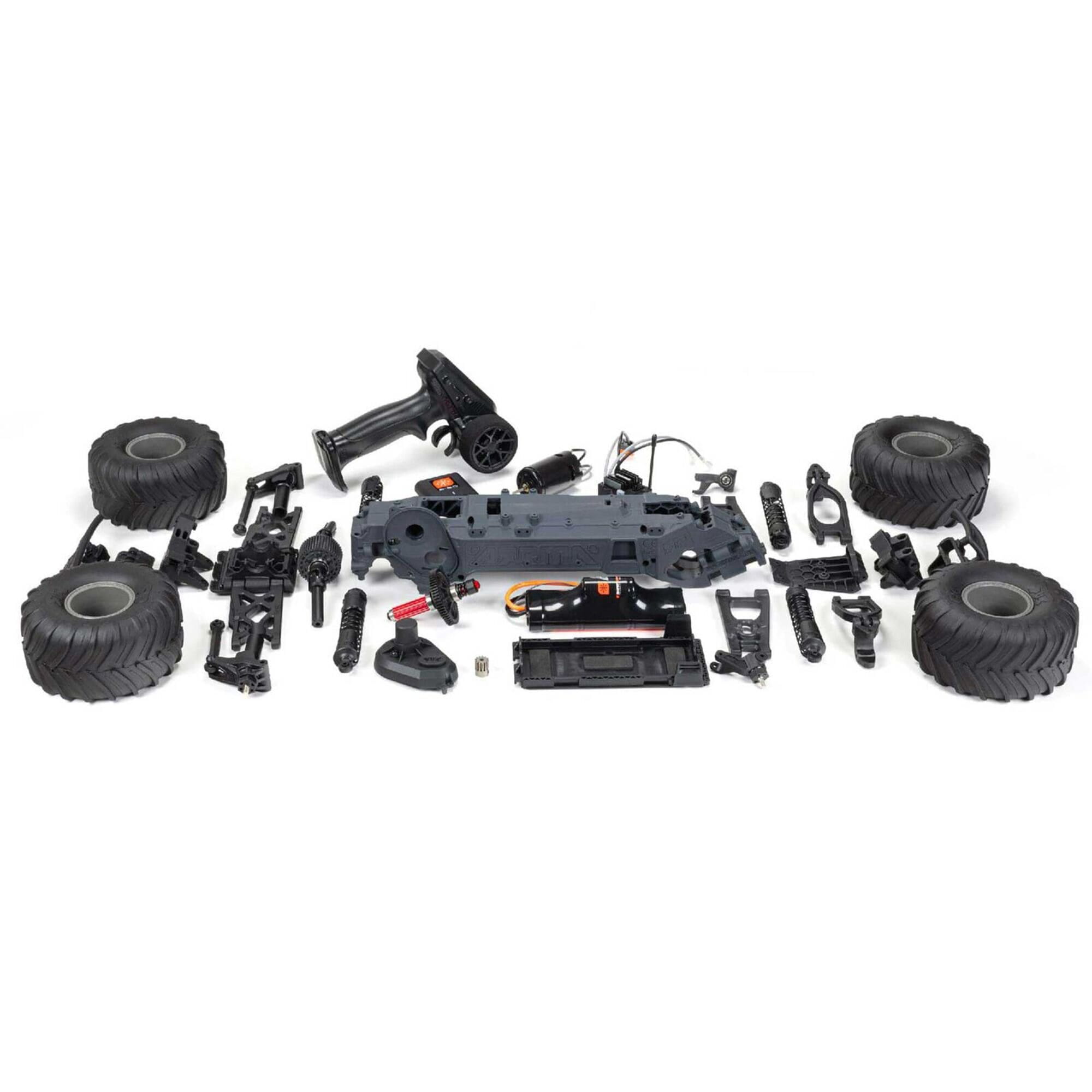 Arrma 1_10 Gorgon 2WD Monster Truck RTA Bausatz - mit Akku und Ladegeraet