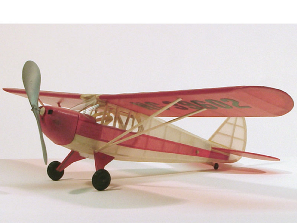 Dumas Aircraft Piper J4-E Cub Coupe Flugzeug Balsabausatz - RC-Zubehoer