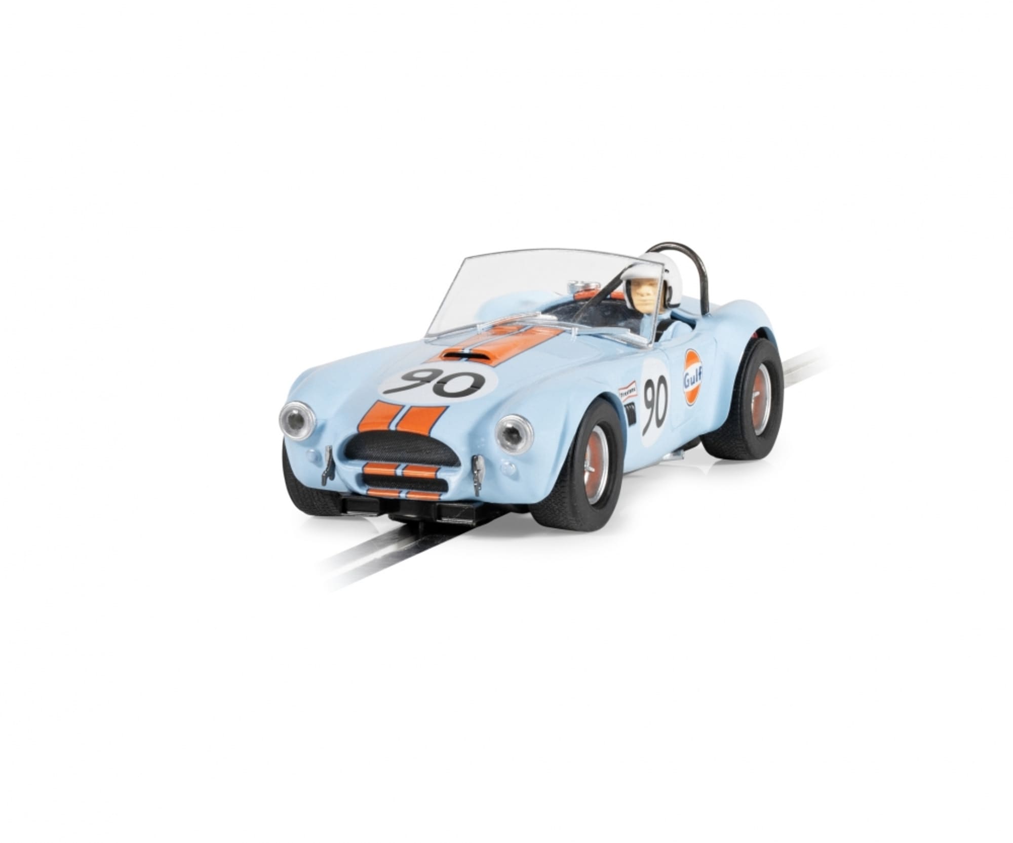 Scalextric 1_32 Shelby Cobra - Gulf #90 HD Slotcar - Rennbahnauto - RC-Zubehoer