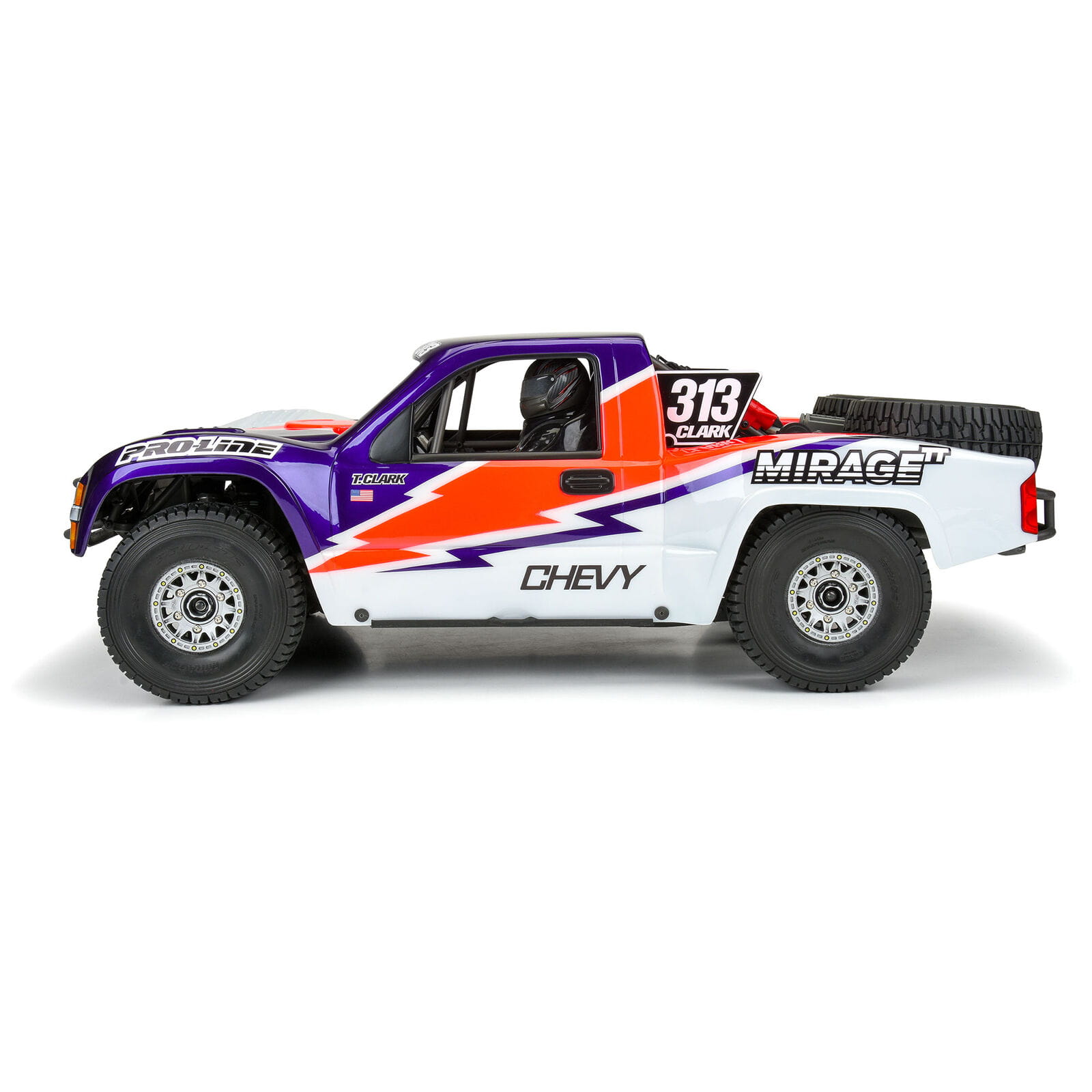 Proline Karosserie 1_7 Pre-Cut 2007 Chevy Silverado unlackiert Klar_ Unlimited Desert Racer - RC-Zub