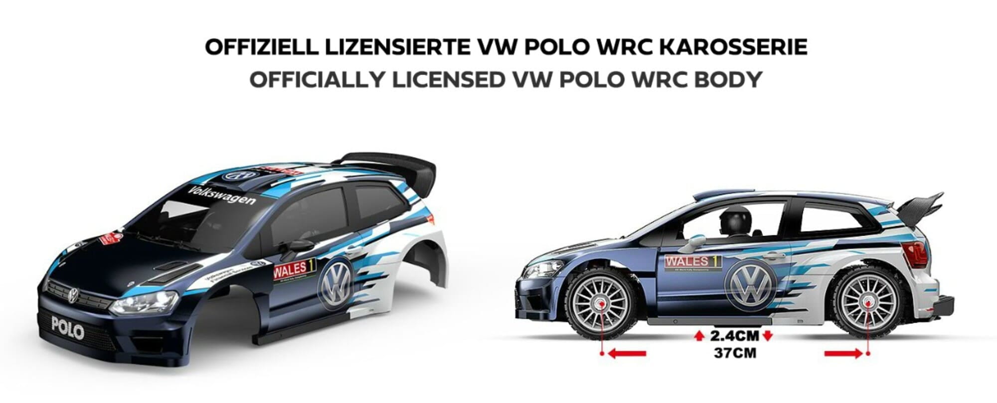 Amewi RC Hyper Go VW Polo WRC Rallye brushless 4WD 1_7 ARTR