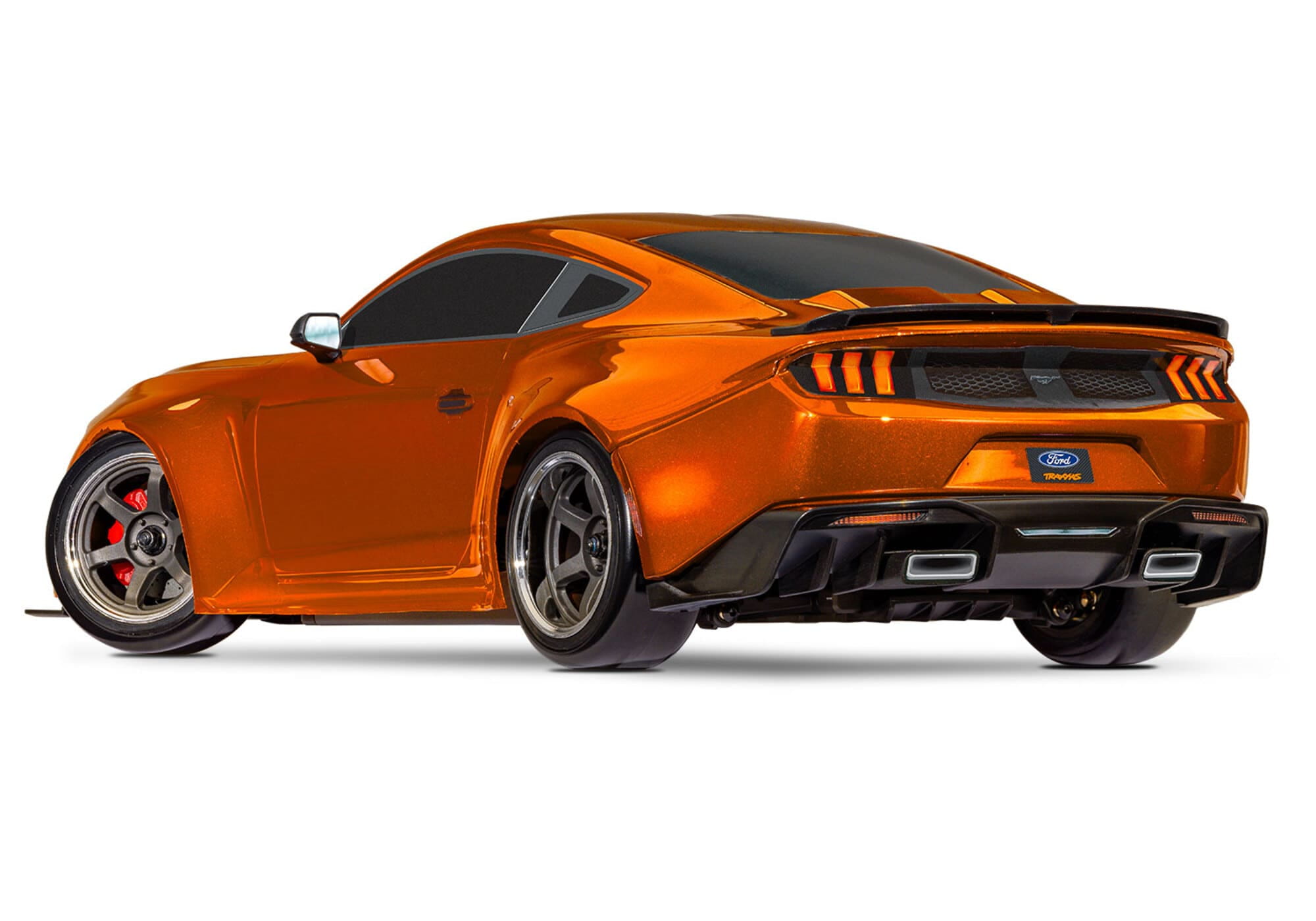 traxxas 4tec ford mustang drift 1_10 2wd rtr kupfer Traxxas 4-TEC Ford Mustang Drift kupfer 1_10 RTR Modell mit TSM Drift-Technologie und 2WD Antrieb