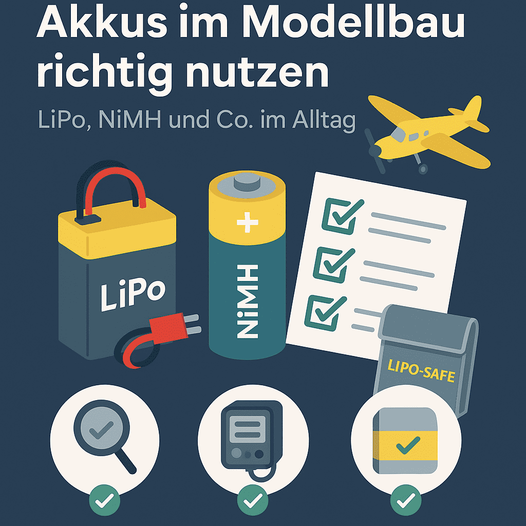 Akkus im Modellbau richtig nutzen – Tipps für LiPo, NiMH und Co