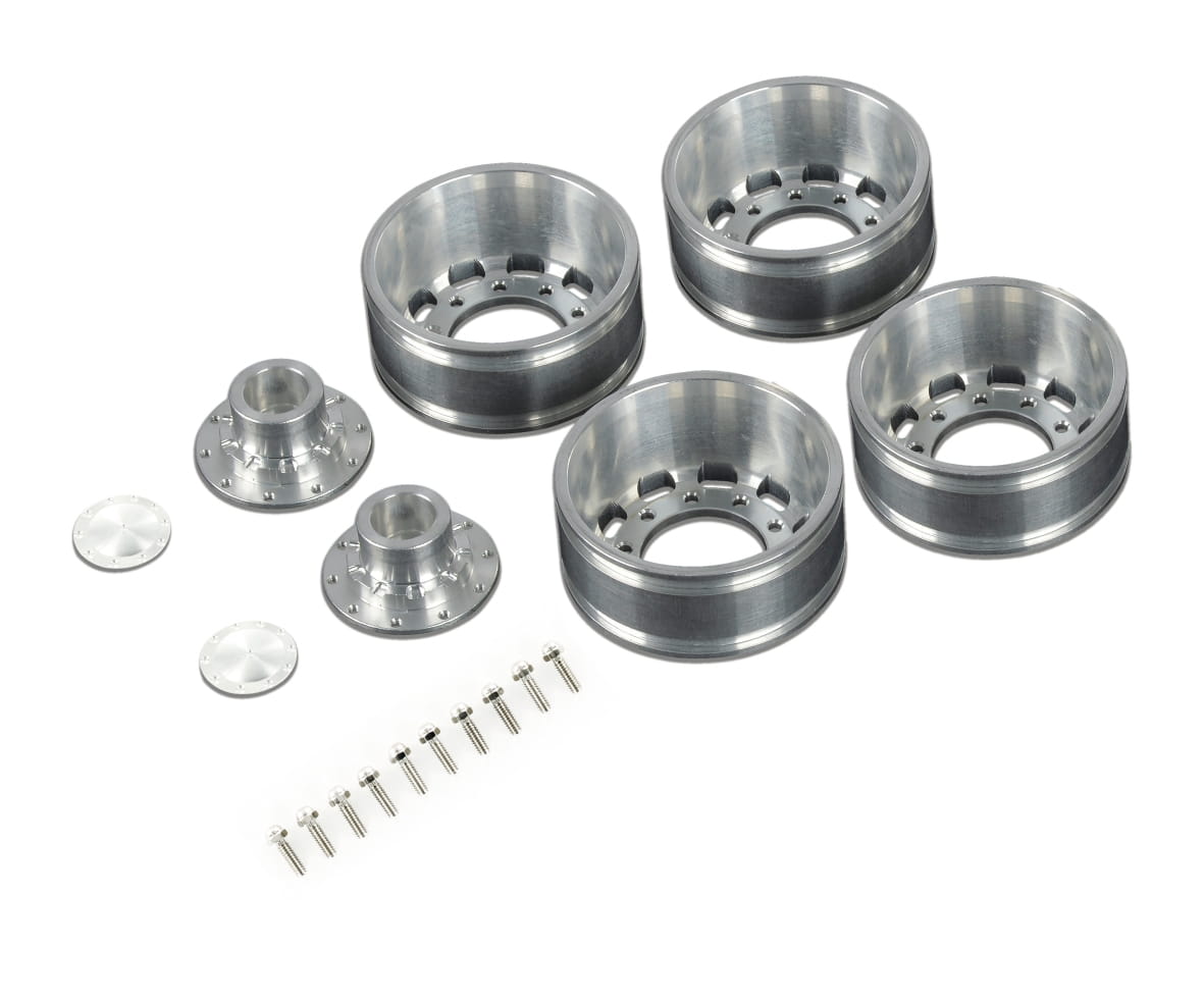 Carson 1:14 Alufelgen Set HA Langloch (2) 12mm