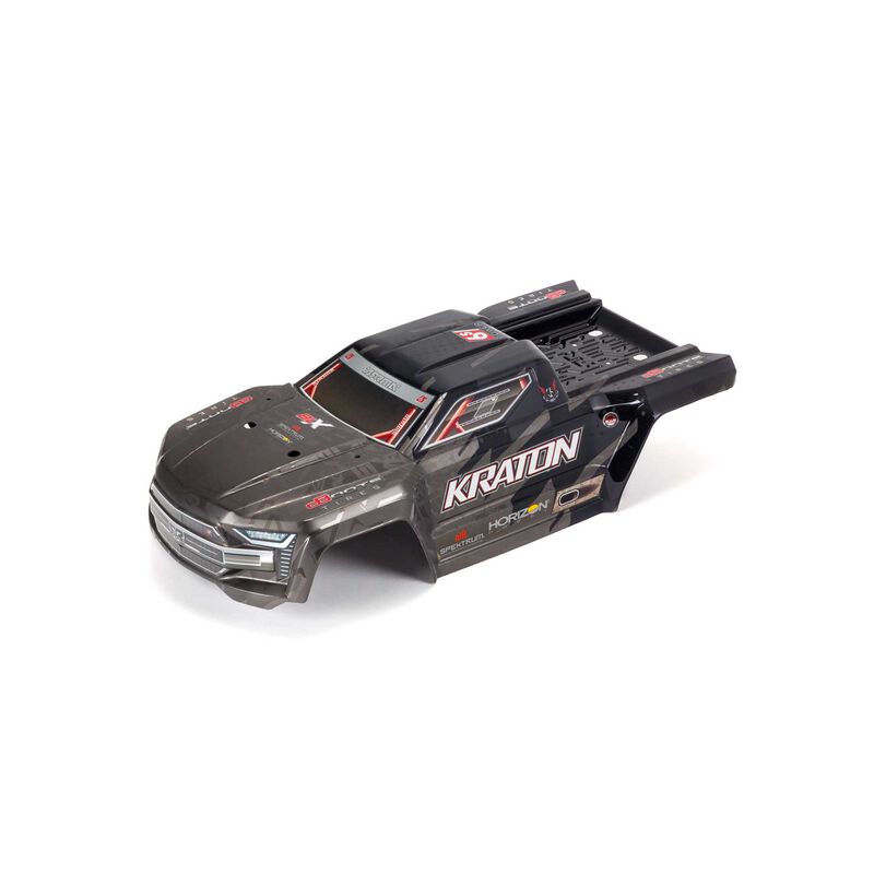 Arrma KRATON 6S BLX Painted Decaled Trimmed Body Black