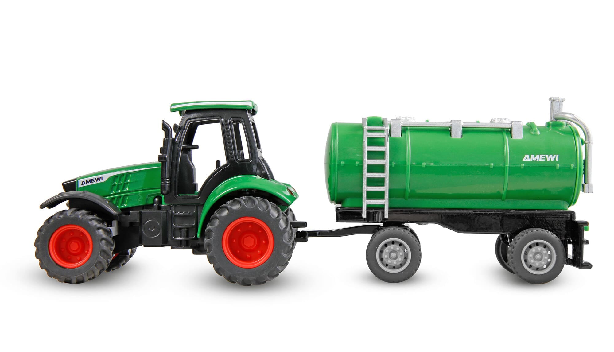 Amewi RC Traktor aus Metall 1_64 mit Tankanhaenger Gruen
