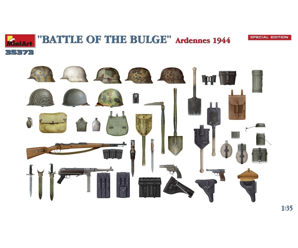 MiniArt 1:35 Figur Battle of Bulge 194 Plastik Modellbausatz