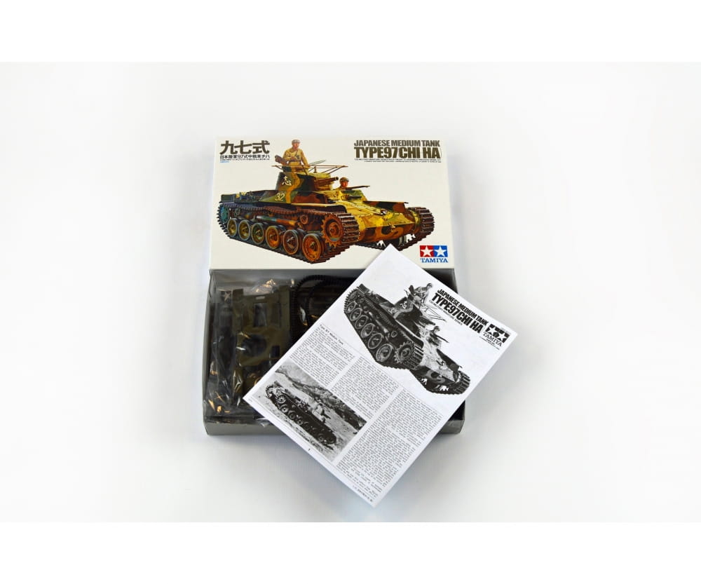 Tamiya WWII Jp. Mitl. Panzer Typ97 Chi-Ha 1:35 Plastik Modellbau Militär Bausatz