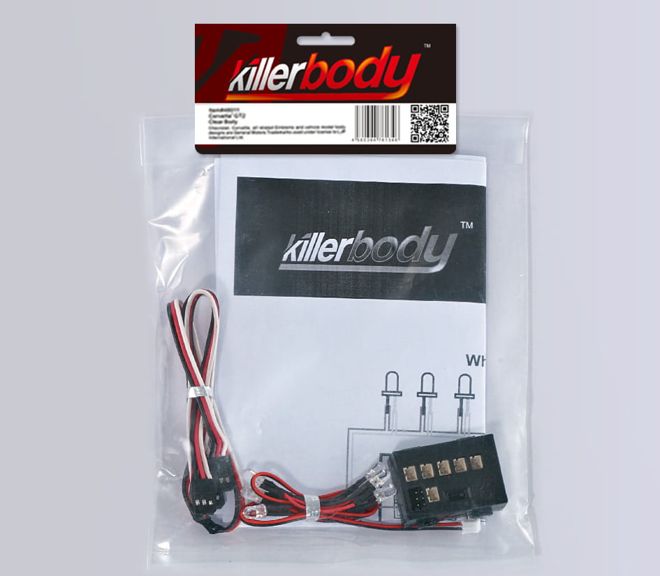 Killerbody LED Licht Set (6 LED`s) mit Kontroller Box