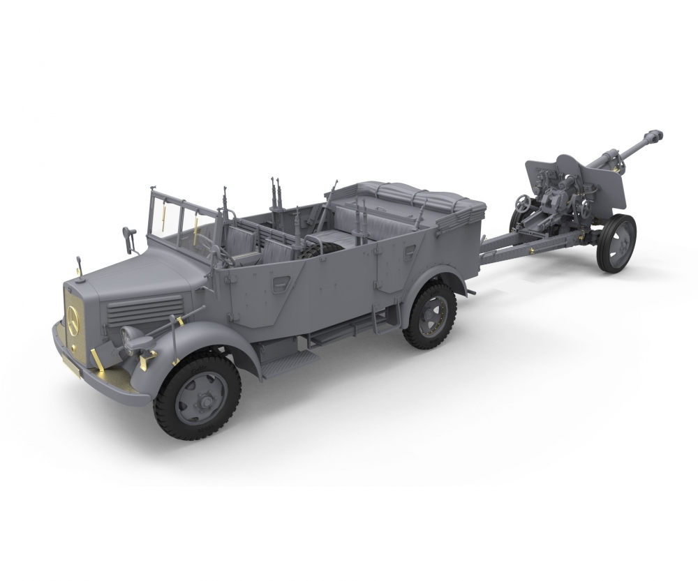 MiniArt 1:35 Deutsches Kfz.70 m. Pak 7,62 c Plastik Modellbausatz