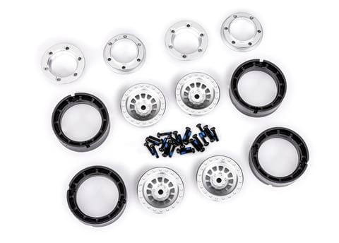 Traxxas Alu-Felgen 6061-T6 silber eloxiert