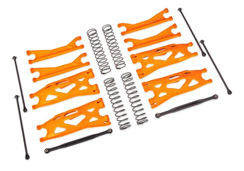 Traxxas Wide-X-Maxx-Kit orange Querlenker_ Spurstangen_ Wellen _Fed - RC-Zubehoer