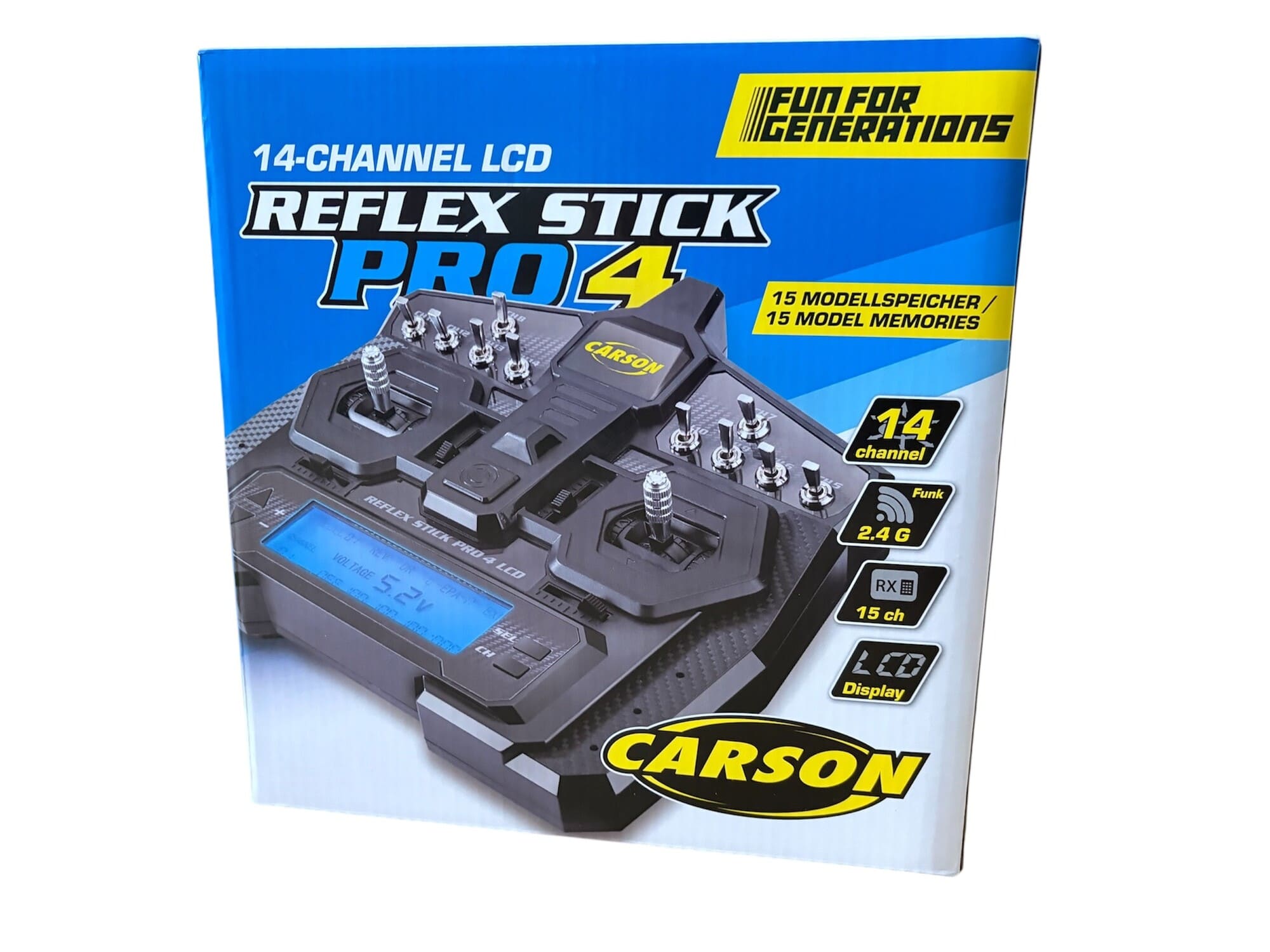 Carson Reflex Stick Pro 4 LCD 14-Kanal 2_4GHz Fernsteuerung