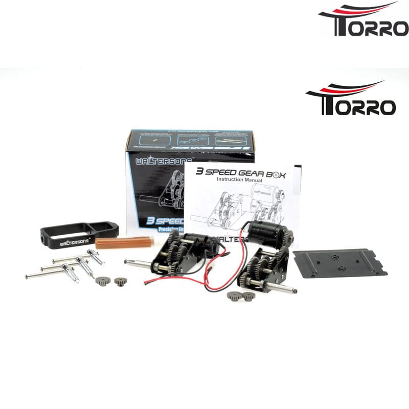 Torro Waltersons 3 Speed Motor-Metallgetriebe WT-622009 fuer TORRO Koenigstiger - RC-Zubehoer