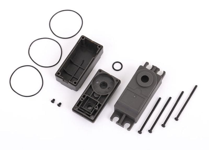 Traxxas Servo-Gehäuse Plastik (Top, Mitte, unten) +Dichtungen + Hard Traxxas Servo-Gehaeuse Plastik _Top_ Mitte_ unten_ _Dichtungen _ Hard - RC-Zubehoer