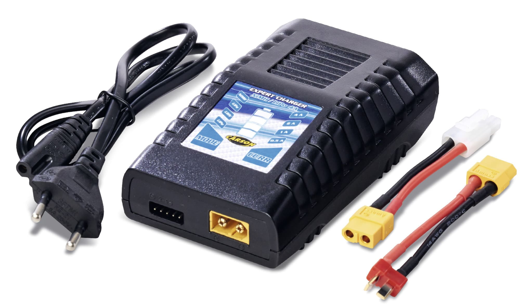 Carson Expert Charger 4A Ladegeraet fuer NiMH und LiPo Akkus
