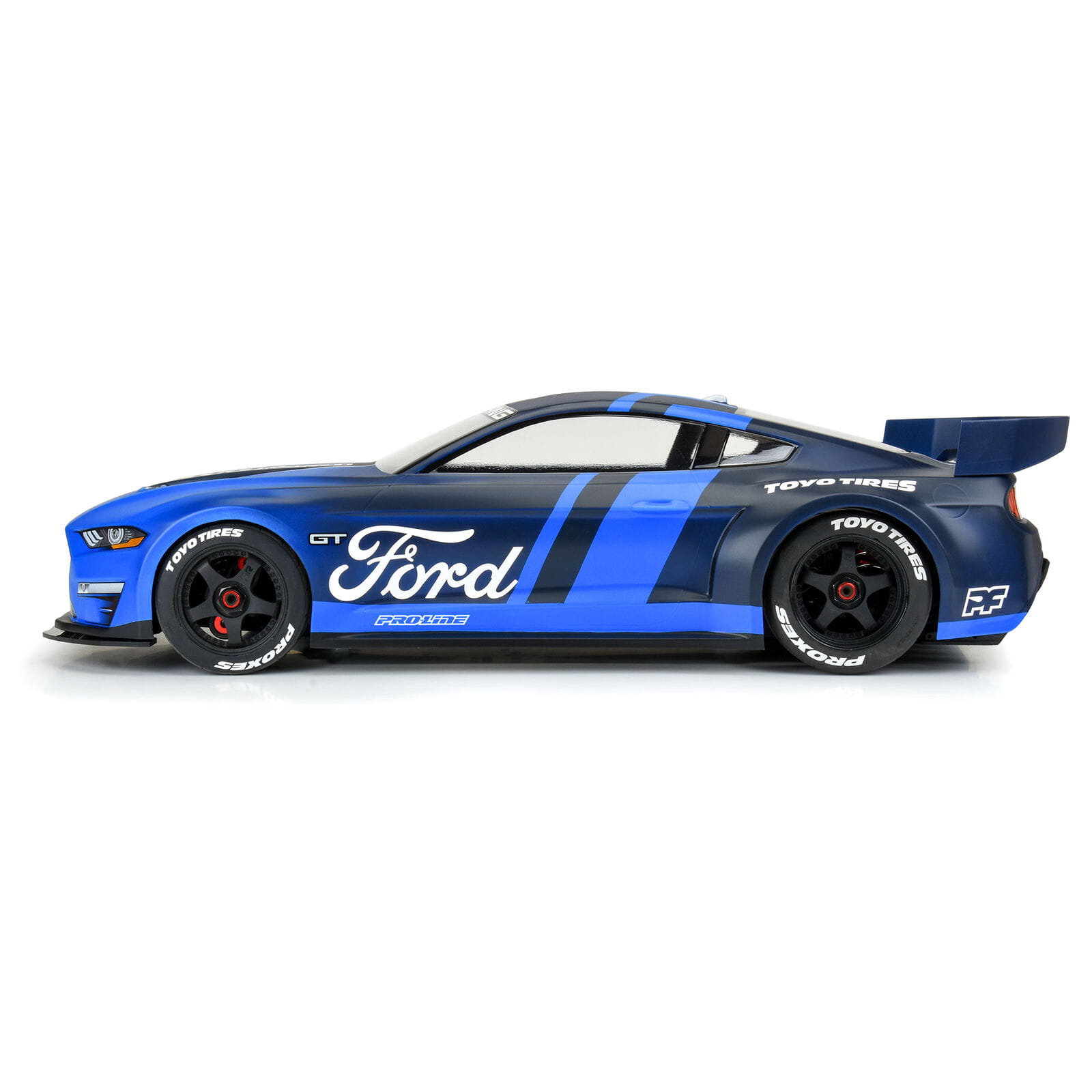 Protoform 1_7 2021 Ford Mustang GT Clear Karosserie fuer ARRMA Felony - RC-Zubehoer