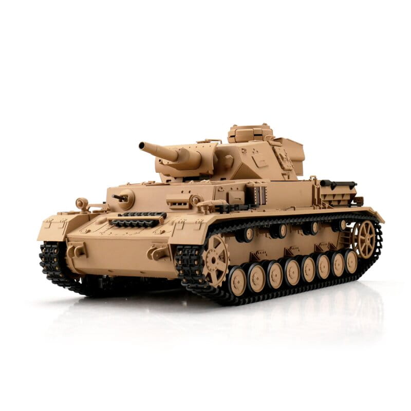 Torro RC Panzer IV Ausf. F1 sand BB+IR (Metallketten) 1:16