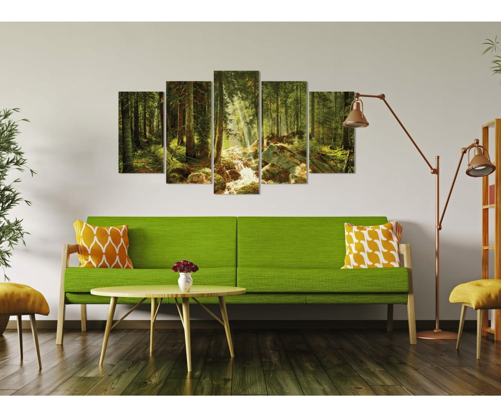 Schipper Malen nach Zahlen Unser Wald Polyptychon 5-teilig 132 x 72 cm