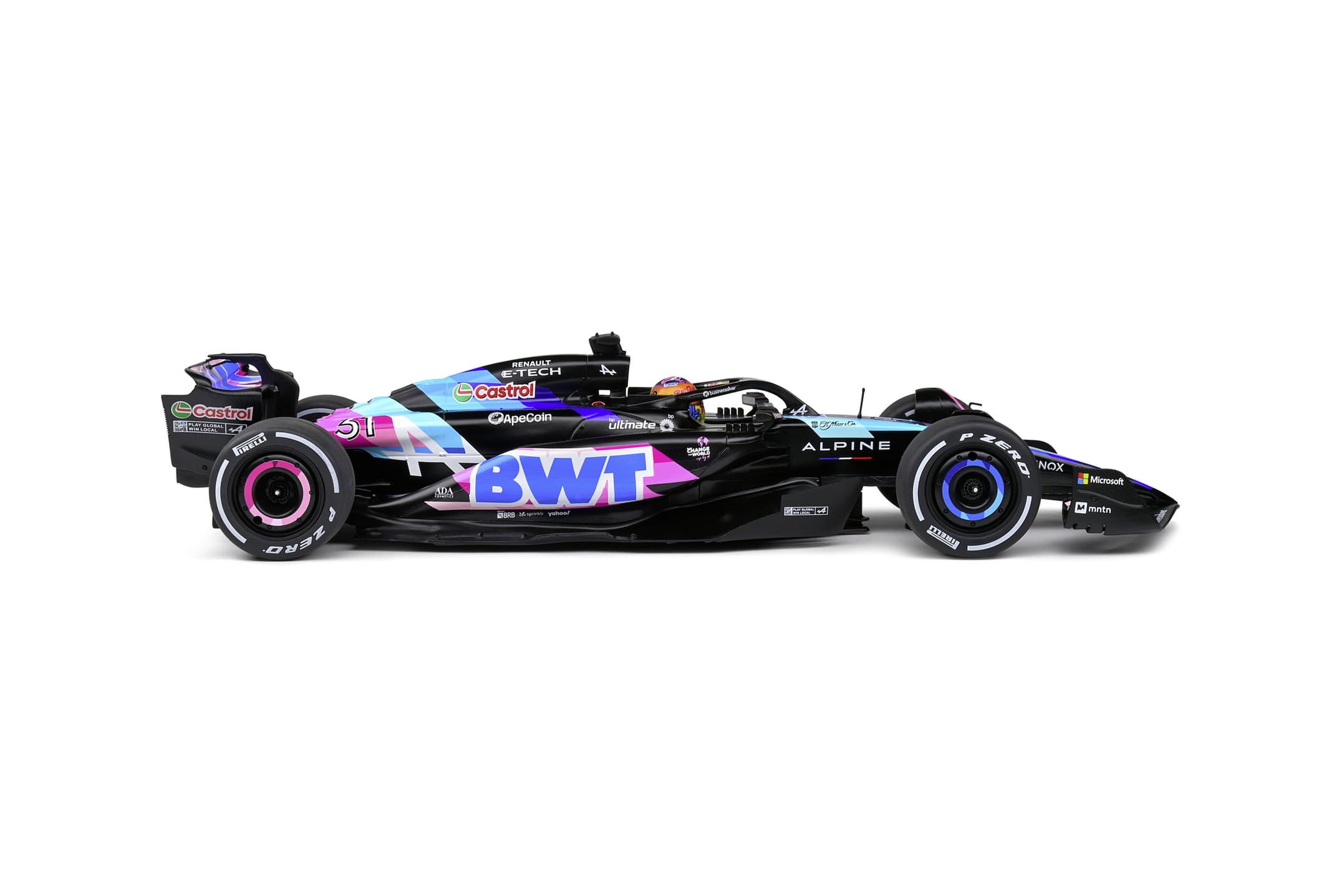 Solido 1_18 Alpine F1 Team A524 blau Modellauto - RC-Zubehoer