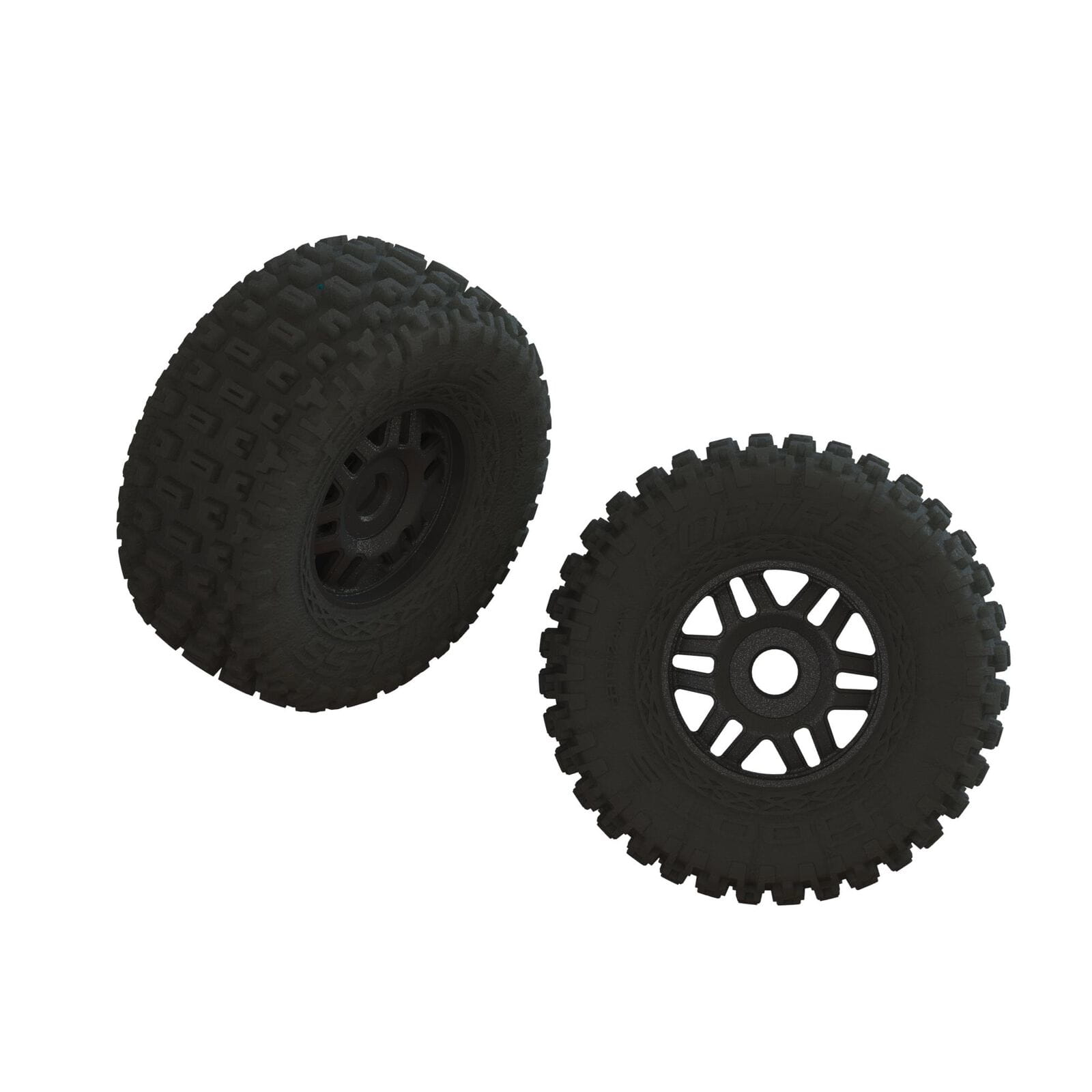Arrma dBoots FORTRESS LP Reifen Set geklebt Black _2_ - RC-Zubehoer