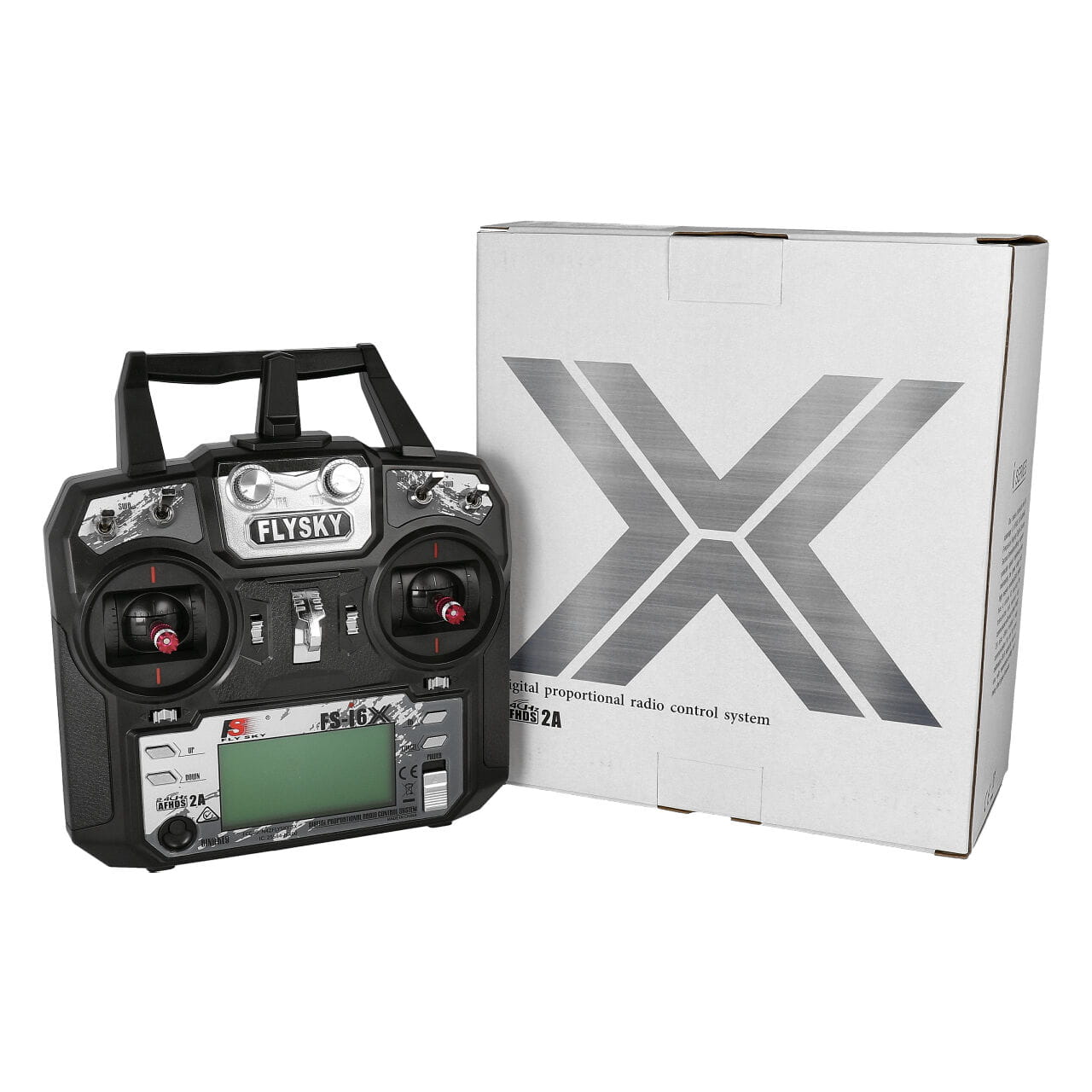 Flysky i6X Fernsteuerung Sender mit 6 Kanal Empfaenger - RC-Zubehoer