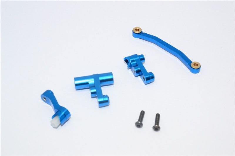GPM Alu Lenk-Set blau für Traxxas 1:18 Latrax Rally