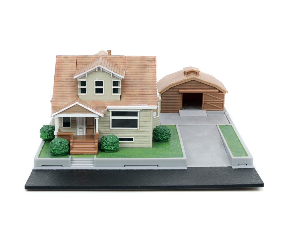 Jada Toys Fast - Furious Dom's House Diorama mit Dodge Charger und Toyota Supra