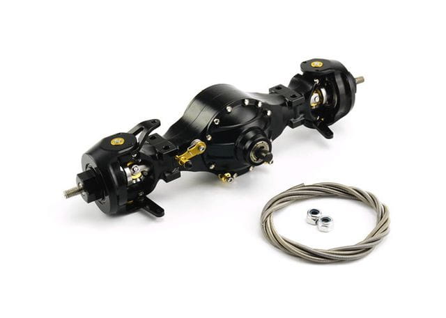 Lesu 1_14 Differenzialachse V2 vorne sperrbar ohne Durchtrieb Alu - RC-Zubehoer