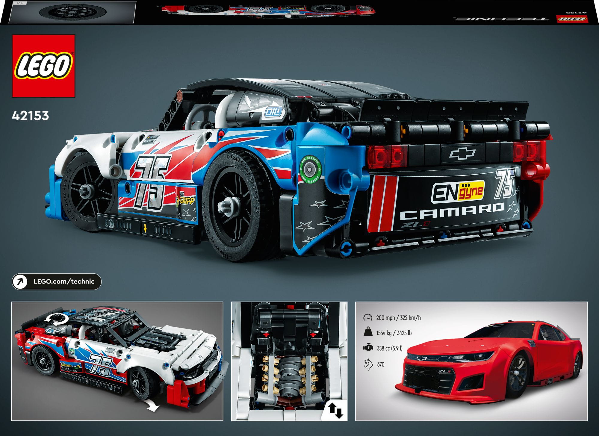 LEGO® Technic Auto NASCAR Next Gen Chevrolet Camaro