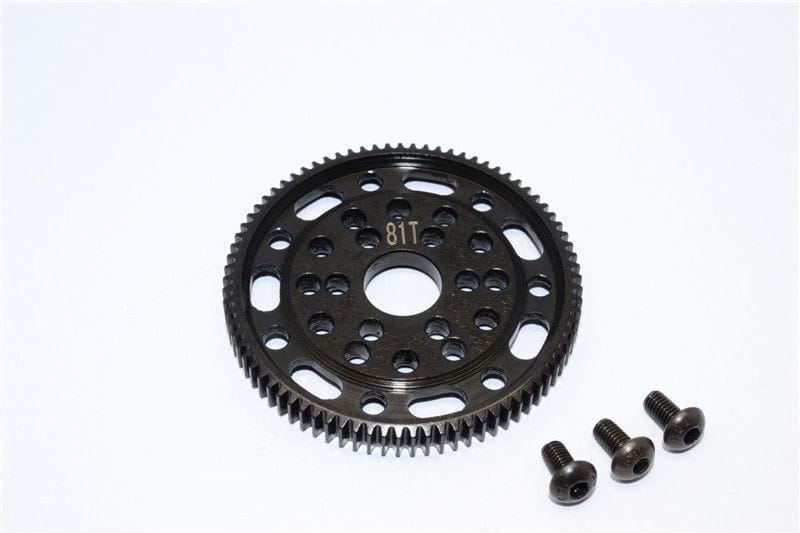 GPM Stahl Hauptzahnrad 81T 48dp für Axial SCX10, Wraith
