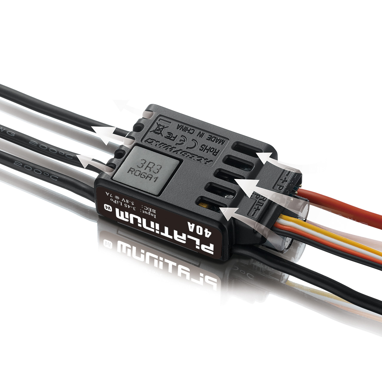 Hobbywing Platinum Pro 40A V4 3-4s BEC 7A - RC-Zubehoer