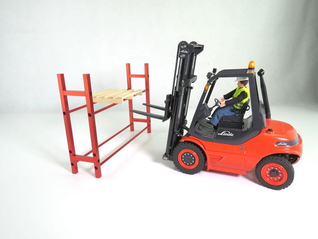 Thicon Palettenregal rot aus Metall RC Modellbau - RC-Zubehoer