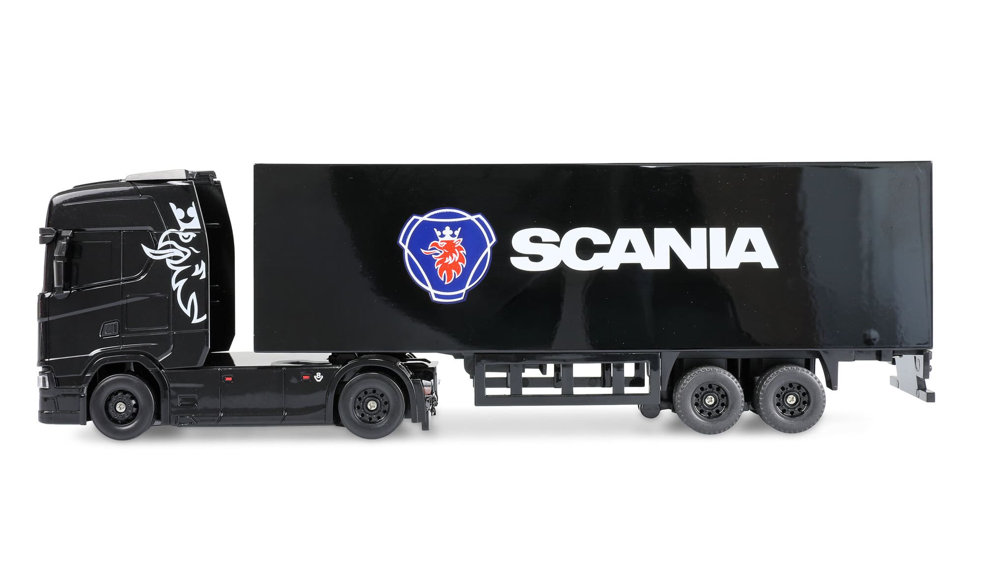 Amewi Mini Scania 730 S Kofferauflieger 4WD 1_64 RTR RC LKW Schwarz