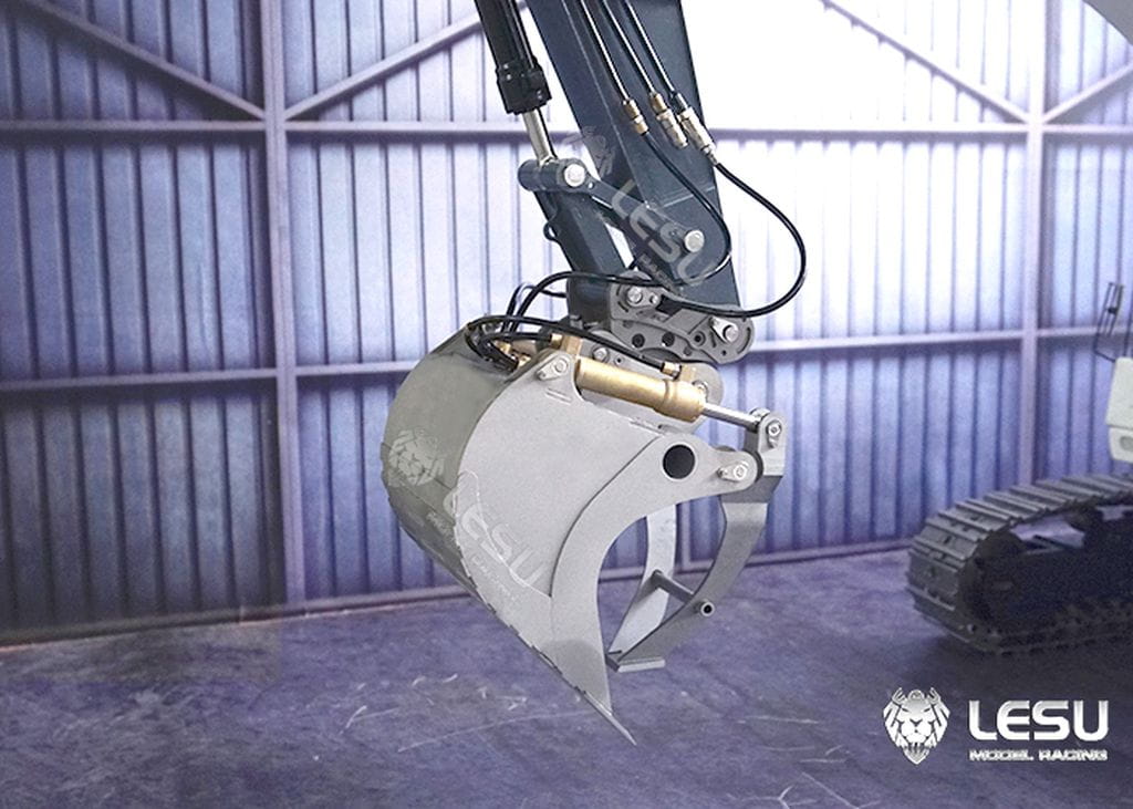 Lesu Greifschaufel hydraulisch fuer 74t-Bagger - RC-Zubehoer