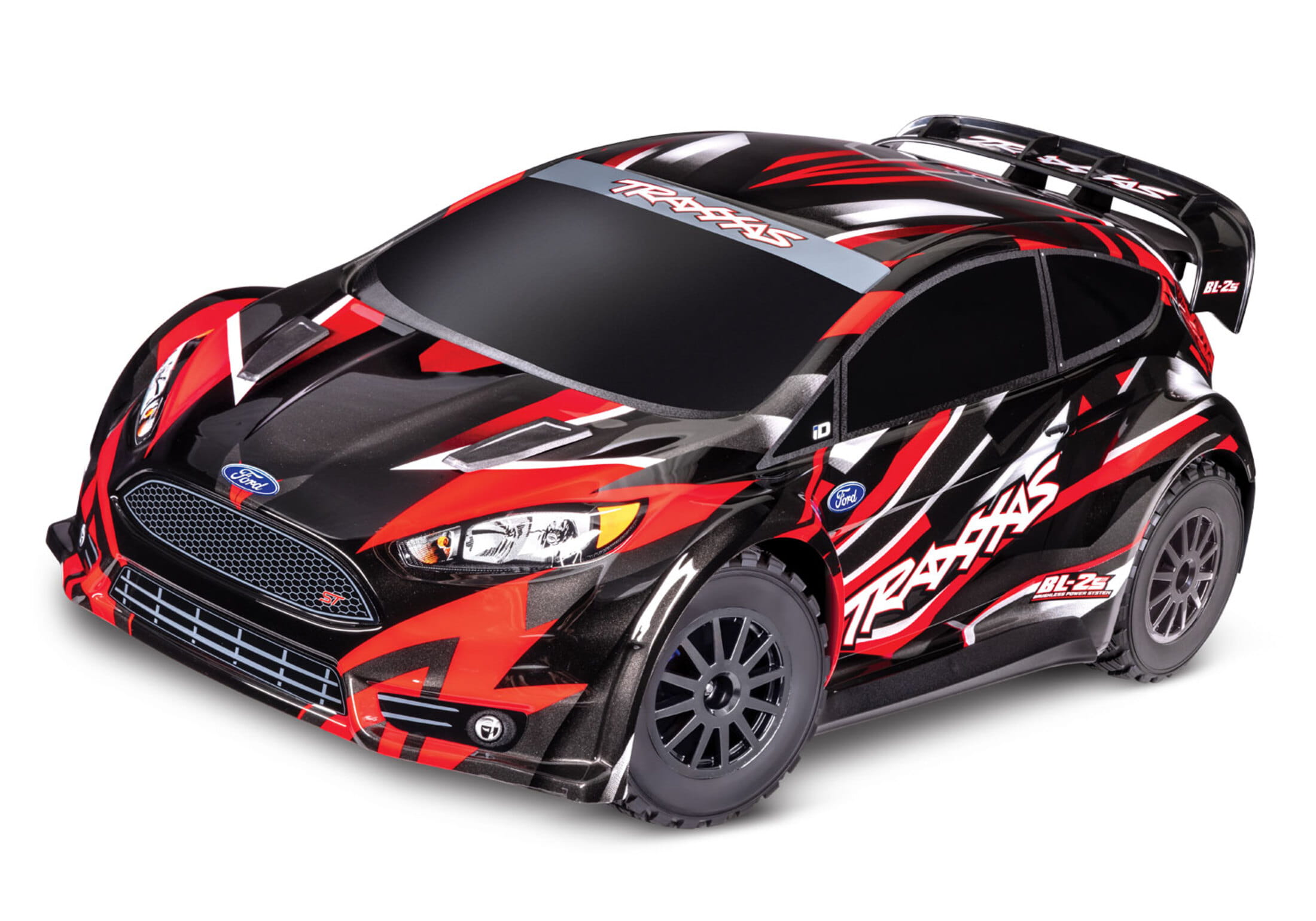 Traxxas RC Ford Fiesta ST 4x4 BL 2S Rally RTR 1-10 rot