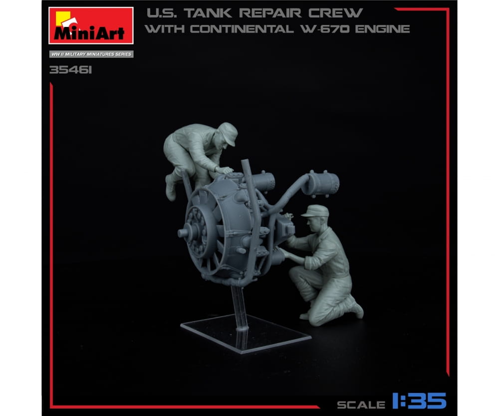 miniart 1 35 us panzer rep crew m w670 motor plastik modellbausatz MiniArt 1_35 US Panzer Rep_ Crew m. W670 Motor Plastik Modellbausatz - RC-Zubehoer