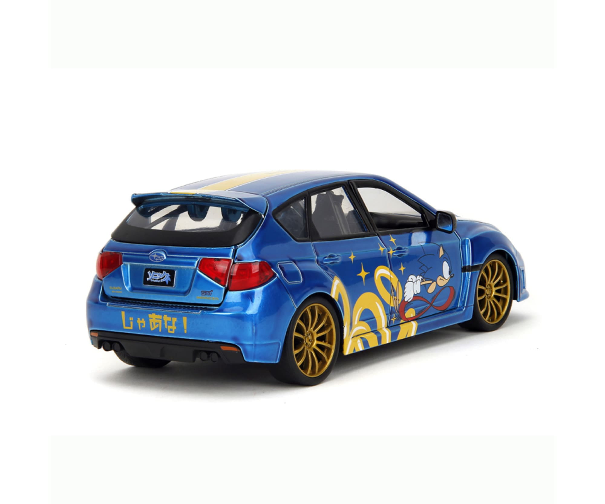 JADA TOYS - Voiture avec figurine SONIC - SUBARU Impreza WRX STI de 2012 coul JADA TOYS - Voiture avec figurine SONIC - SUBARU Impreza WRX STI de 2012 coul