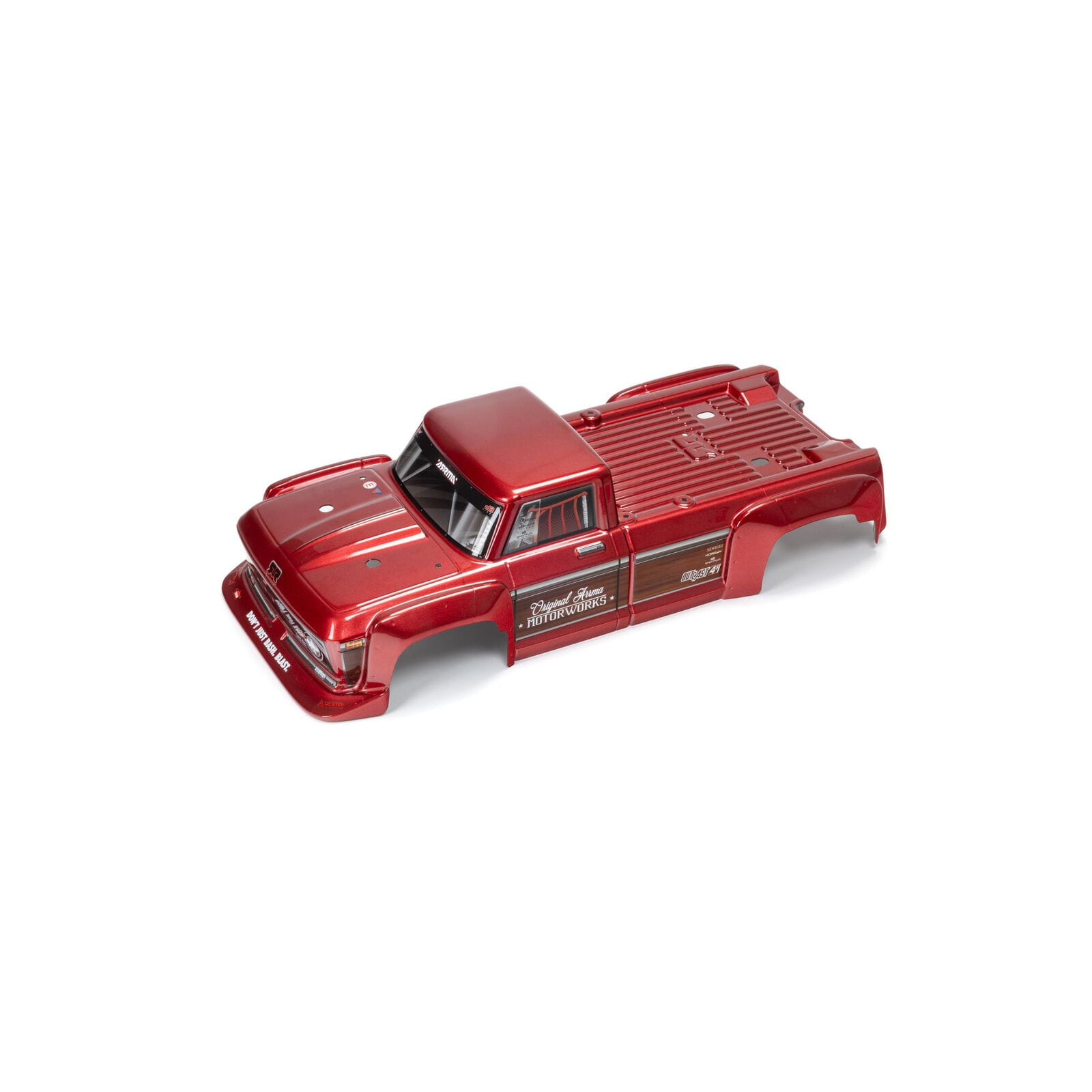Arrma Lackiert Aufgeklebt fertige Karosserie Red_ Outcast 4x4 BLX - RC-Zubehoer
