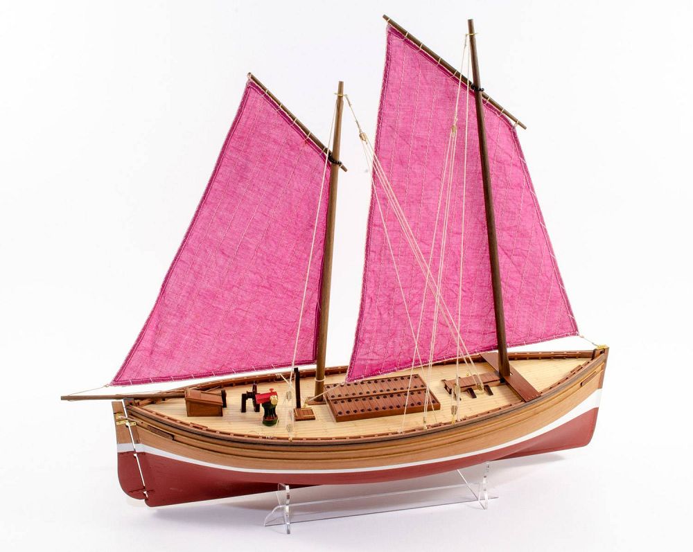 Fifie Lady Eleanor Fischerboot Bausatz 1:64 - Detailliertes Modell aus Holz