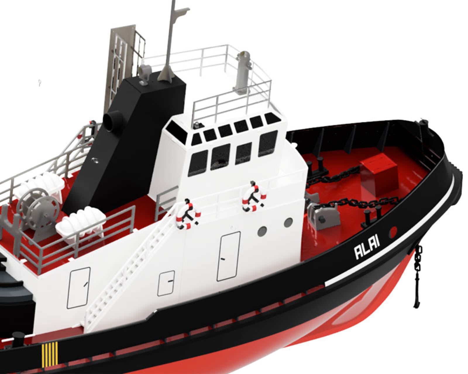 Detailgetreues Modell des ALAI Schlepper Bausatz 1_35