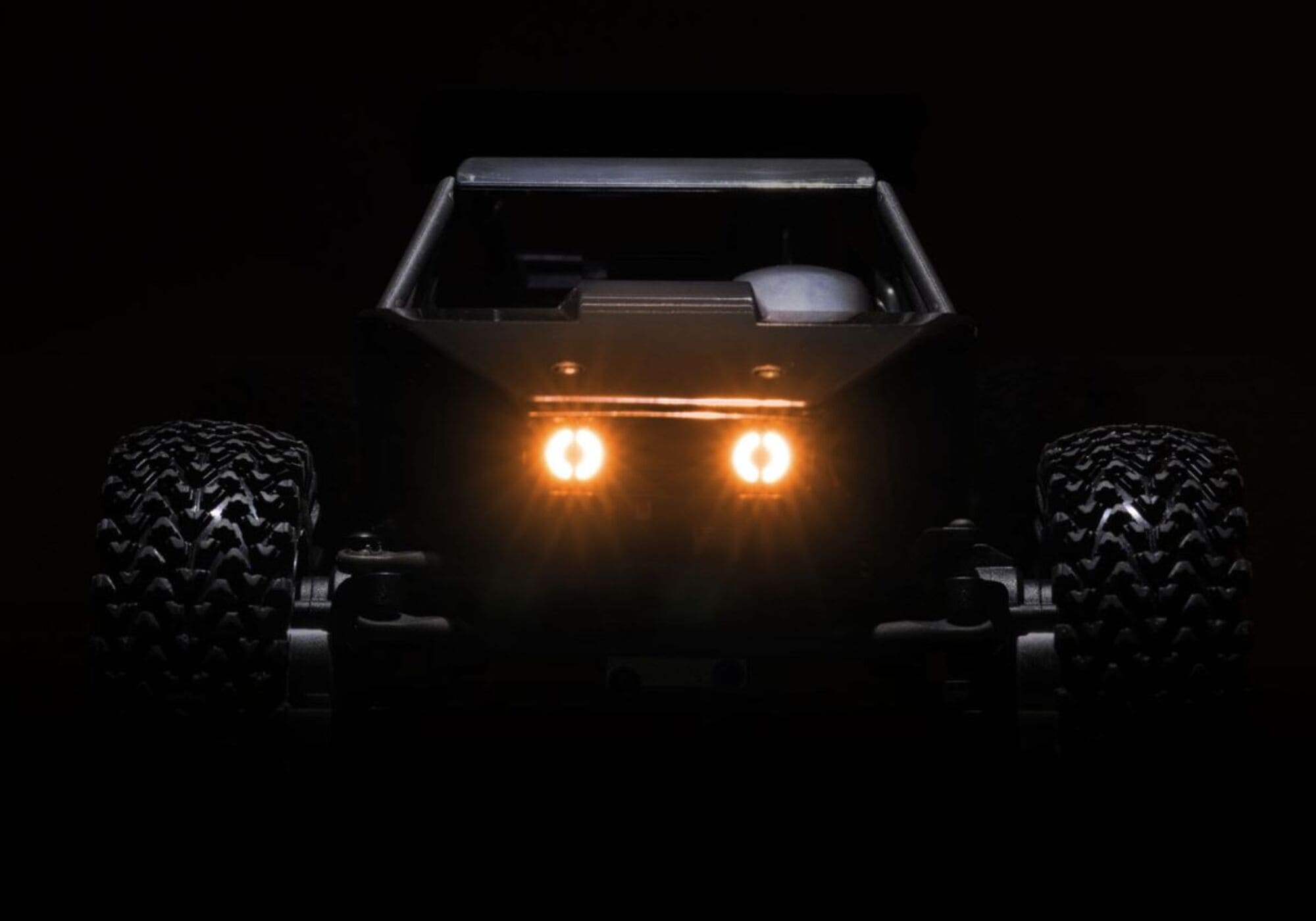 Traxxas TXC-4M orange LED-Scheinwerfer 12087-ORNG fuer Extreme Crawler 1_18 mit direktem Empfaengerans