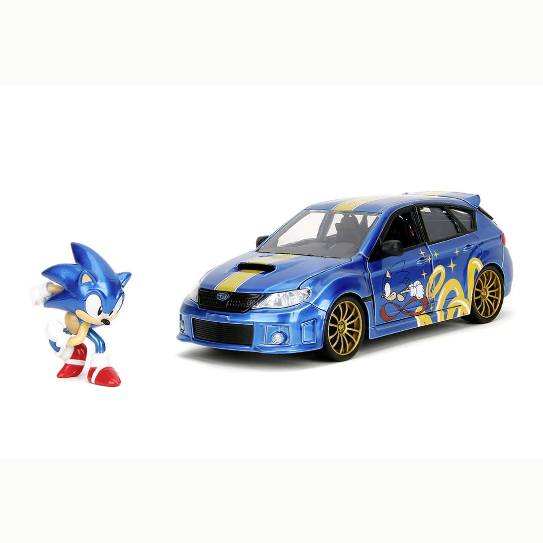 Jada Sonic 2012 Subaru Impreza WRX STI 1_24 Modellauto mit Freilauf und Oeffnungsteilen