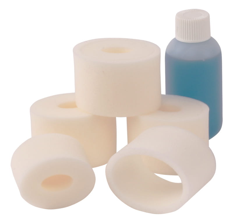 Robitronic Ersatz Luftfilter Oval 2-stage _4Stk. _ 60ml Oel_ - RC-Zubehoer