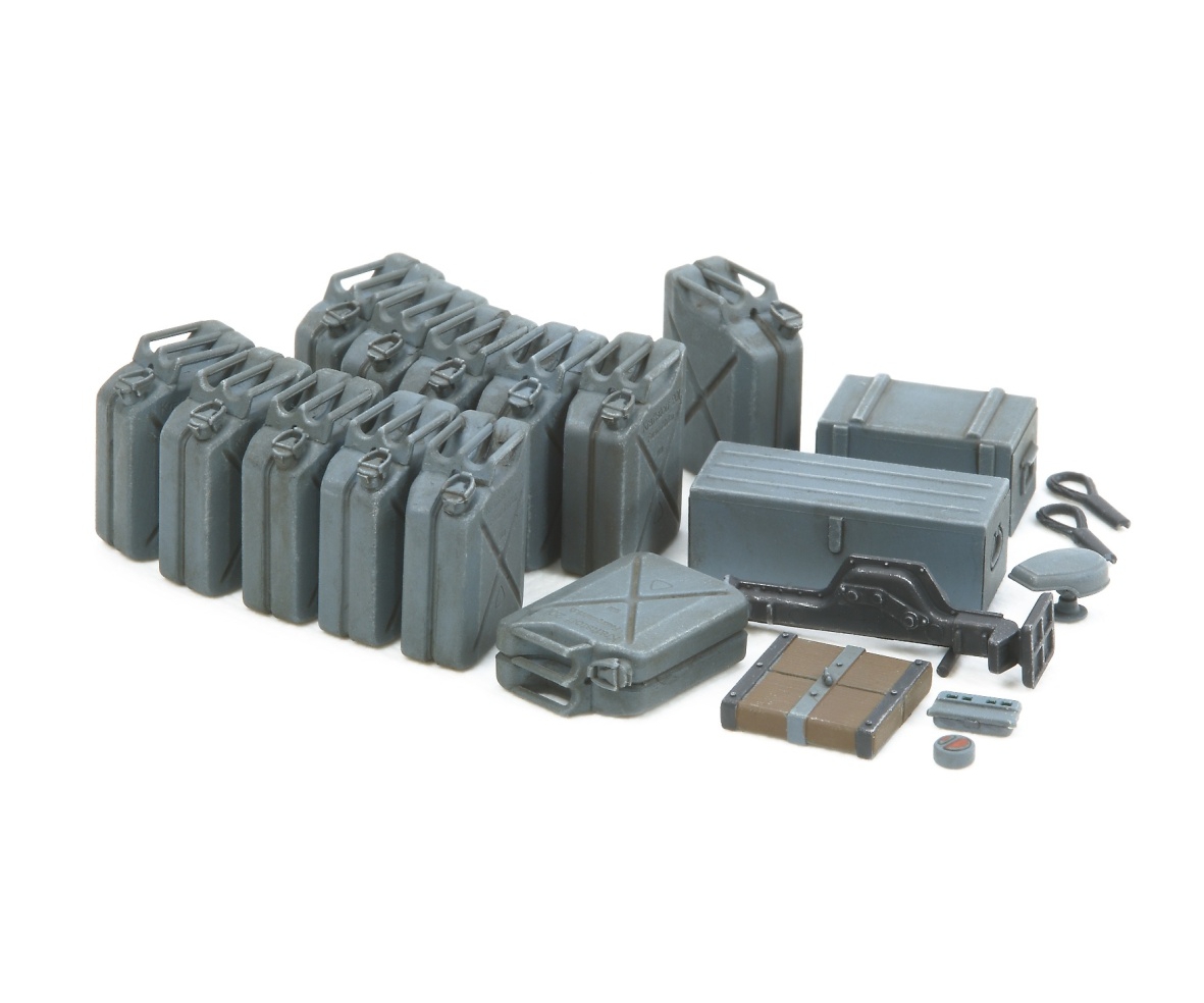 Tamiya WWII Dt. Kanister Set (12) Früh. 1:35 Plastik Modellbau Militär Bausatz