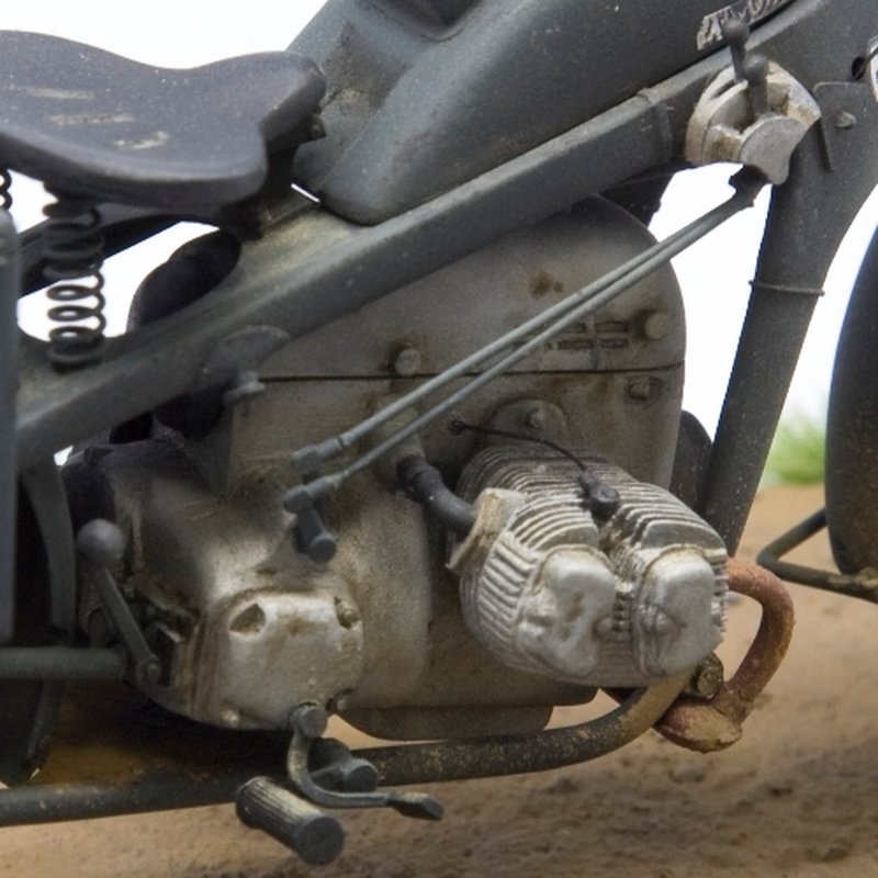 Torro 1_16 Bausatz Motorrad Zuendapp KS-750_1 Solo - RC-Zubehoer
