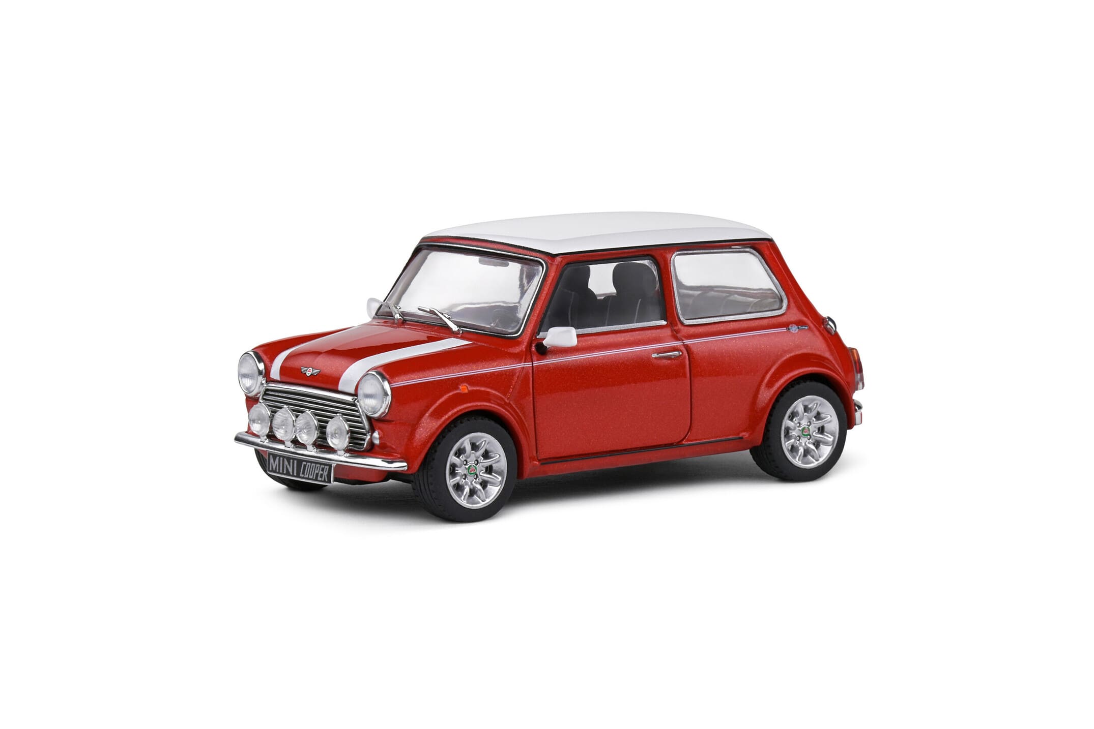 Mini Cooper Sport Nightfire Red 1997 Modellauto von Solido im Massstab 1_43