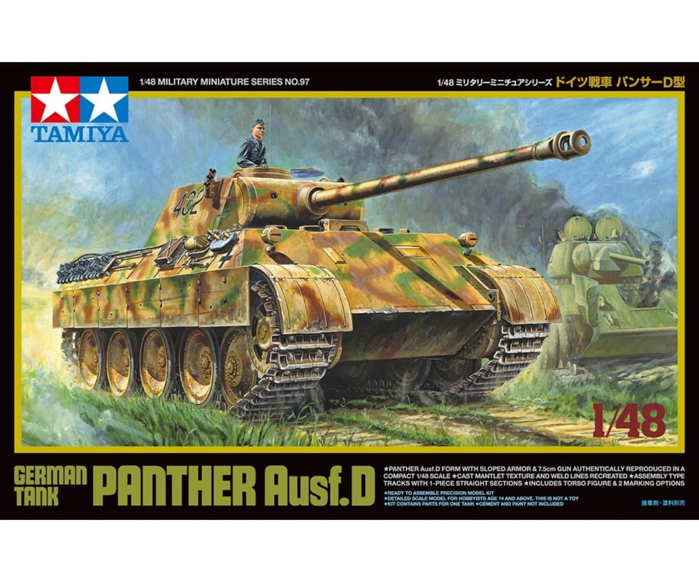 Tamiya 1:48 Panther Ausführung D